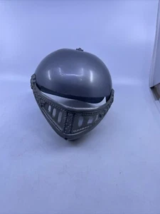 Knight Silver Gladiator Adjustable Plastic Helmet Costume child's Armor Used Q2 - Picture 1 of 10