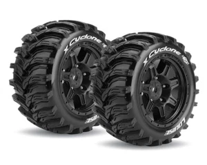 LOUISE X-CYCLONE Sport Reifen Felge schwarz für X-MAXX LOUT3298B X-Maxx 8S, XRT - Bild 1 von 1
