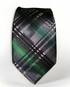 Arrow Men’s 100% Silk Green Multicolored Geometric Tie 3.5 x 58” - Picture 1 of 7