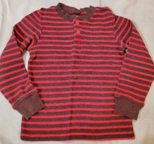 Boys 5/6 Long Sleeve Striped Shirt - Picture 1 of 5