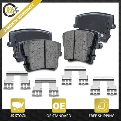 Rear Brake Pads for 2014 Dodge Avenger 2009 - 2020 Challenger w/ Hardware - Image 1 of 4
