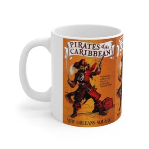 Pirates of the Caribbean Disneyland Birthday, Christmas Gift, Mug 11 oz,Coffee - Picture 1 of 13