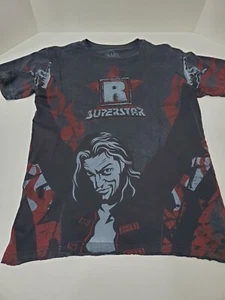 EUC Authentic WWE Edge Shirt AEW Tee Large Top Rope premier Rated R Superstar - Picture 1 of 12