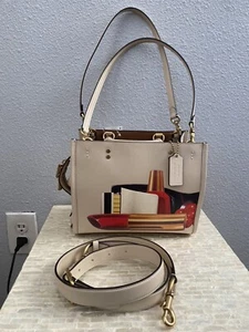 Coach X Tom Wesselmann Rogue 25 💄Glovetanned leather Brass/Ivory No. CA126 - Picture 1 of 14