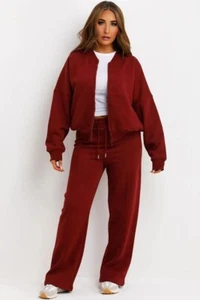 H.O.S Premium Rising Label Women's Sweatshirt With Zip And Jogers Loungewear Set - Picture 1 of 5