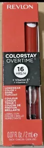 NEW Revlon ColorStay Overtime 16 Hours Lipcolor #040 Forever Scarlet - Picture 1 of 11