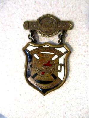 1898 Caballeros Templarios Allegheny Pa Comandancia No.35 Pittsburg Cónclave Medalla Pin Foto 1 de 4