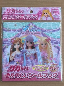 Licca-chan Fun Sticker Book 20 Reusable Stickers Play Reapply Seal Book - Picture 1 of 6