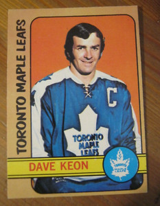 1972 73 OPC O Pee Chee #108 Dave Keon - Toronto Maple Leafs                  ZH3