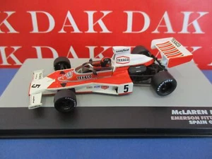 Die cast 1/43 Modellino Auto F1 McLaren M23 GP Spain 1974 E. Fittipaldi - Foto 1 di 4