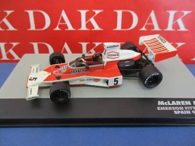 Die cast 1/43 Modellino Auto F1 McLaren M23 GP Spain 1974 E. Fittipaldi - Immagine 1 di 4