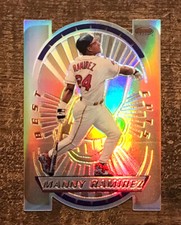 1996 Bowman's Best Best Cuts Refractor Manny Ramirez #10