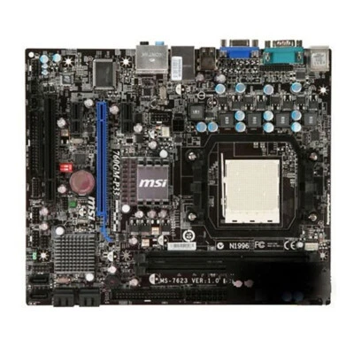 For MSI 760GM-P33 Motherboard AMD AM3/AM3+ DDR3 M-ATX Tested - Image 1 of 4