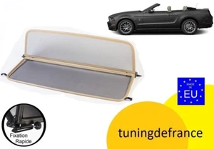 FORD MUSTANG 5 Cabrio 2005-2014 | Déflecteur | Filet Anti Remous | BEIGE - Picture 1 of 1