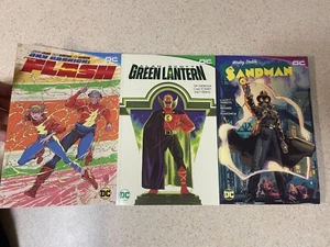 3 JSA verwandte Trades Jay Garrick: The Flash TP, Green Lantern TP, Sandman TP - Bild 1 von 16