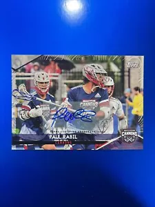 2022 Topps PLL Premier Lacrosse League PAUL RABIL AUTO, Cannons GOAT 👀🐐🥅🥍🔥 - Picture 1 of 7