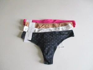 Calvin Klein Form Cotton Blend Thong QD3643 S, M, L, XL MSRP $13.00 NWT - Picture 1 of 17