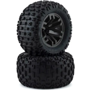 Arrma Granite Dboots Fortress MT Tire Set 2.8in Glued Gun Metal (2) Z-ARA550086 - Picture 1 of 1