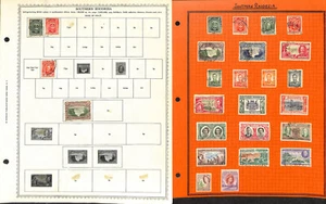 Colección de estampillas de Rodesia del Sur en 6 páginas de Minkus, 1924-1964 (BF) - Imagen 1 de 3