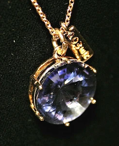 Marvel Comics Avengers Infinity War Purple Power Stone Necklace Pendant New Box - Picture 1 of 10