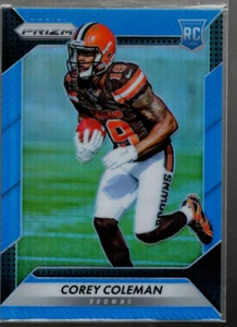 A0676- 2016 Panini Prizm Prizms Light Blue #248 Corey Coleman/199 ( ROOKIE CARD) - Picture 1 of 2