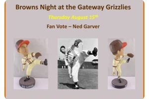 2024 Ned Garver Gateway Grizzlies St Louis Browns SGA Bobblehead 8/15/2024 - Bild 1 von 1