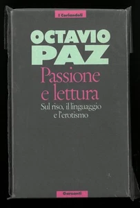 Passione e lettura Octavio Paz I Coriandoli Garzanti 1° ed 1990 - Foto 1 di 1