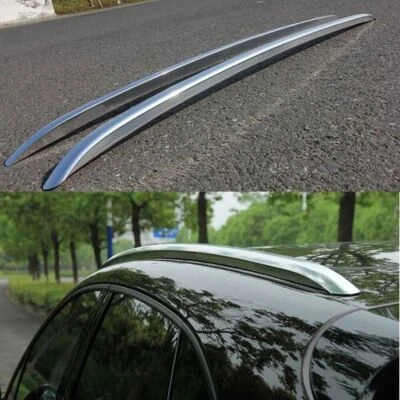 2 barras de techo plateadas aptas para Toyota CHR C-HR 2018-2023 portaequipajes de aluminio Foto 1 de 4