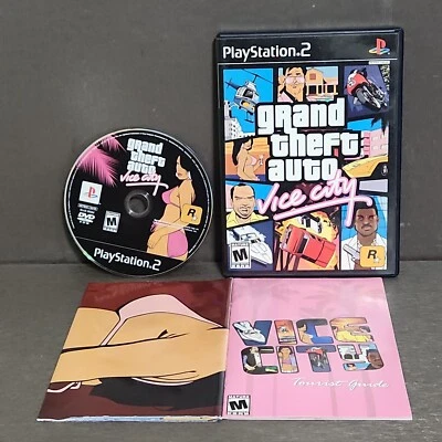 Grand Theft Auto Vice City PlayStation 2 PS2 Completo Reacondicionado Foto 1 de 4