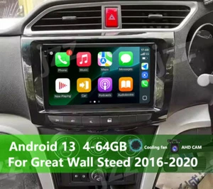 4-64GB Android 13 For Great Wall GWM steed 2012-20 Carplay Car Radio WIFI GPS - Picture 1 of 12