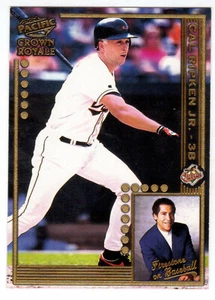 1998 CROWN ROYALE #4 CAL RIPKEN JR. FIRESTONE ON BASEBALL - Picture 1 of 1