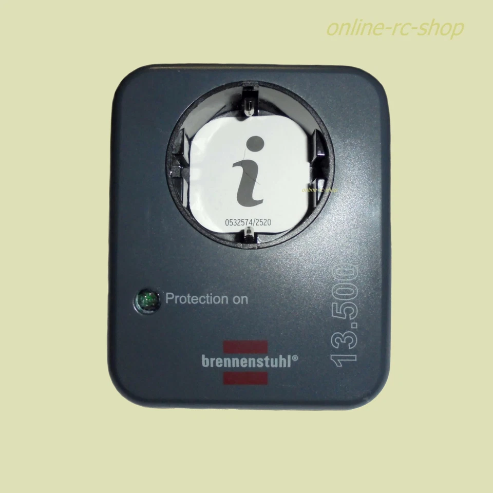 Brennenstuhl 13.500A Überspannungsschutzadapter - Anthrazit (1506996)