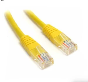 Cat6 Snaggles Ethernet Cable by Maximum - 20 Ft -Yellow- Pure copper - Picture 1 of 1
