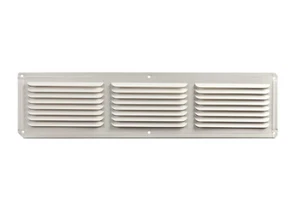 GAF Master Flow 16 pulgadas Ventilación de plafón debajo del alero de aluminio de 4 pulgadas en blanco - Paquete de 36 - Imagen 1 de 4