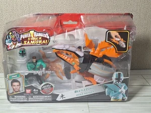 POWER RANGERS BEETLE ZORD & GREEN RANGER FIGURE SAMURAI ZORD BUILDER - Picture 1 of 6
