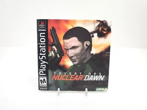 Covert Ops: Nuclear Dawn (PlayStation 1 PS1) Manual w/ Reg Card Only - NO GAME - Picture 1 of 2