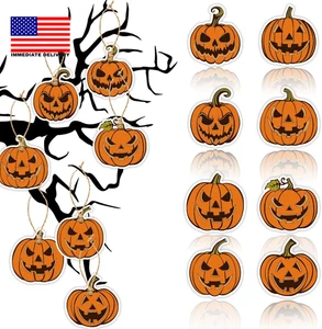 Halloween Tree Decorations Ornaments Halloween Hanging Ornaments Retro Pumpkin H - Picture 1 of 5