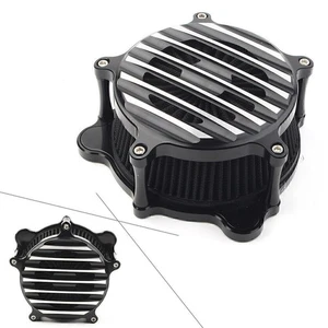 Air Cleaner Intake Filter Fits Harley Dyna Softail Electra Road Glide FLHR FXSTS - Foto 1 di 11