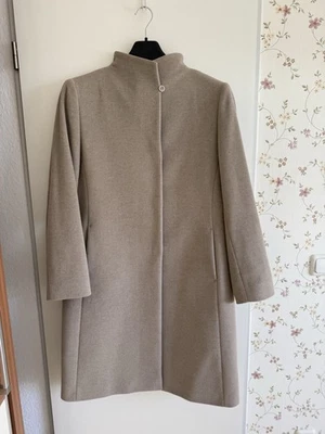 ICONS Cinzia Rocca Mantel mit Kashmiranteil Taupe Gr. 46 - Bild 1 von 4