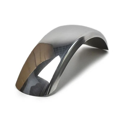 Parafango Cafe-Racer VA 160mm posteriore Rear Fender acciaio inox lucido Classic Bike - Immagine 1 di 4