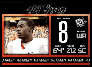 2011 Press Pass A.J. Green RC Georgia Bulldogs #15 - Foto 1 di 2