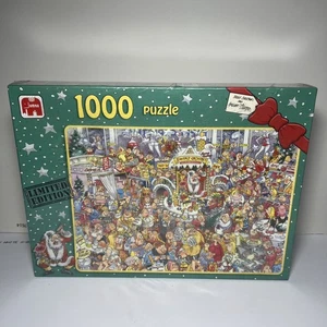 Puzzle Jumbo 1000 pièces édition limitée shopping de Noël neuf et scellé - Photo 1/7