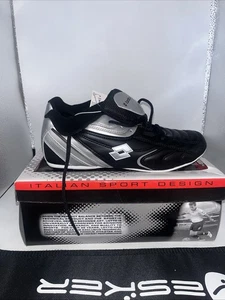 Lotto Herren Fußballschuhe schwarz silber Größe 7 neu im Karton - Bild 1 von 12
