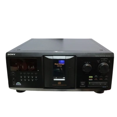 Sony CDP-CX355 Mega 300 CD Compact Disc Changer Player New Belts No Remote - Image 1 of 4