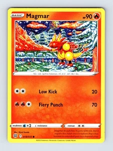 Tarjeta Pokémon Magmar SWSH09: Brilliant Stars Common Non Holo 019/172 casi nueva/lp - Imagen 1 de 2