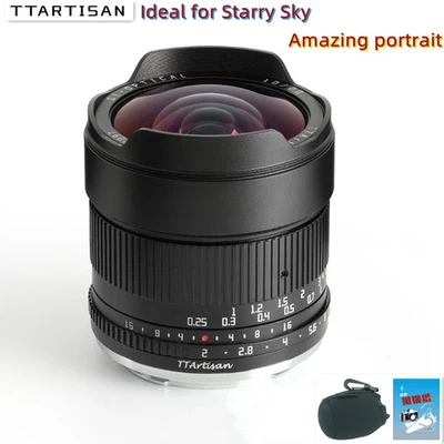 TTArtisan 10mm F2.0 Large Aperture Ultra Wide Angle APSC Lens for Nikon Z Camera - Image 1 of 4