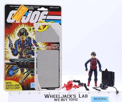 Tarjeta trasera 32 Scrap-Iron V1 100 % completa 1984 G.I. Figura de colección Joe Hasbro Foto 1 de 4