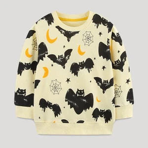 Sudaderas y sudaderas con capucha para niños para otoño invierno Halloween estampado de dibujos animados manga larga - Imagen 1 de 10