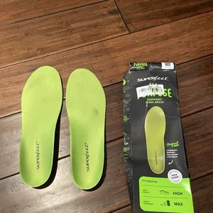 Plantillas Superfeet Soporte Multiusos Arco Alto Verde Talla E M 9.5-11 W 10.5-12 - Imagen 1 de 3