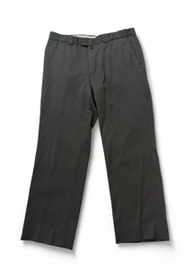 Meyer Melbourne Trousers Grey Wool Blend W38 L30 Mens - Picture 1 of 9